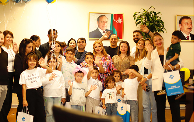 Malakhanim Ayyubova meets with children of martyrs